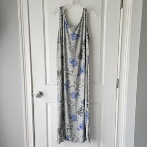 Pale Green Floral Cottagecore Dress